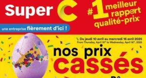 Circulaire Super C du 10 avril au 16 avril 2025