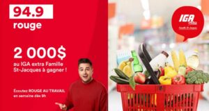 Gagnez 2 000 $ d’épicerie