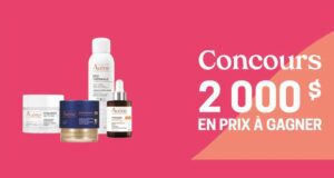Gagnez 2 paniers-cadeaux de produits Avène de 1000 $ chacun