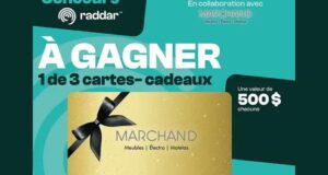 Gagnez 3 cartes-cadeaux Meubles Marchand de 500 $ chacune