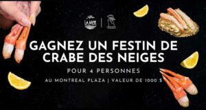Gagnez Un festin de crabe des neiges pour 4 personnes (1000 $)