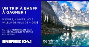 Gagnez Un voyage pour 2 personnes à Banff en Alberta (4000 $)