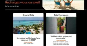 Gagnez un (1) crédit voyage de 10 000 $