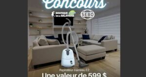 Gagnez un aspirateur traîneau E2 de Sebo (599 $)