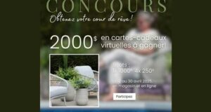 Gagnez une carte-cadeau Décors Véronneau de 1000 $