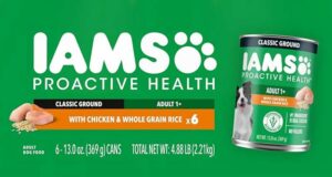 Échantillons de la nourriture pour chiens IAMS PROACTIVE