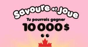 1 prix en argent de 10000$ à gagner - iOGO Savoure Et Joue