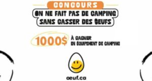 Gagnez 1000 $ en équipement de camping