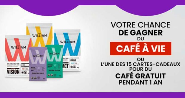 Gagnez du café à vie