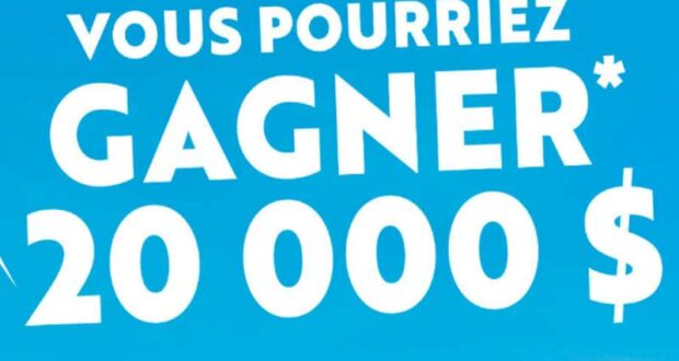 Gagnez un prix en argent d’une valeur de 20 000 $