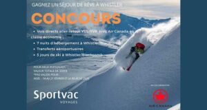 Gagnez un séjour pour deux à Whistler (5000 $)