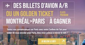 Gagnez 10 lots d'un billet d’avion AR Montréal – Paris