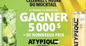 Gagnez Un Certificat Cadeau pour l’heure du Mocktail de 5 000 $