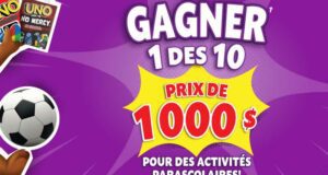 Gagnez 10 prix en argent de 1000 $ chacun