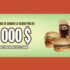 Gagnez 25 000 $ en argent et 25 000 prix en articles A&W