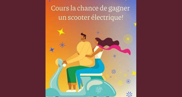 Gagnez 3 scooters électriques personnalisés