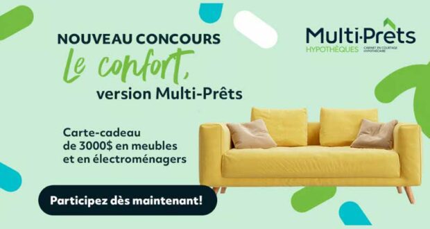 Gagnez 3000 $ en meubles et électroménagers