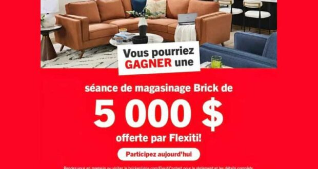 Gagnez Une Séance de Magasinage Brick de 5 000 $