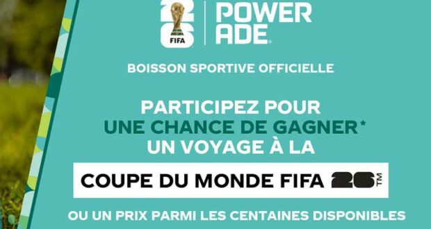 Gagnez un voyage à la coupe du monde de la FIFA 2026 (11200 $)