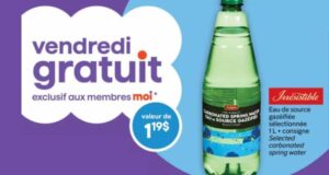 Obtenez gratuitement une eau de source gazéifiée Irrésistible