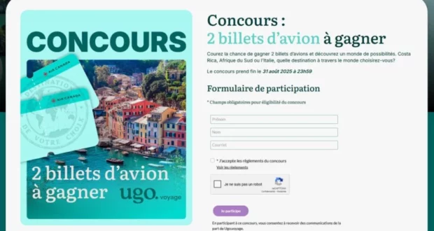 Gagnez 2 billets d’avion Air Canada (3200 $)
