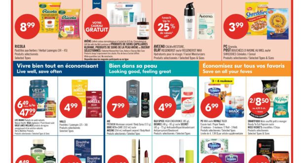 Circulaire Pharmaprix du 6 septembre au 11 septembre 2025
