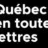 Festival Québec en toutes lettres