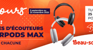 Gagnez 2 paires d'écouteurs Apple AirPods Max (780$ chacune)