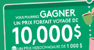 Gagnez un forfait voyage d’une valeur de 10 000 $