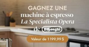 Gagnez une Machine Espresso La Specialista Opera de 1999 $
