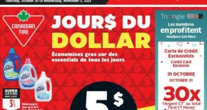 Circulaire Canadian Tire du 30 octobre au 5 novembre 2025