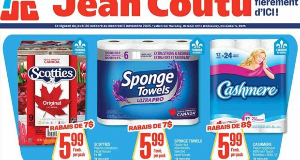 Circulaire Jean Coutu du 30 octobre au 5 novembre 2025