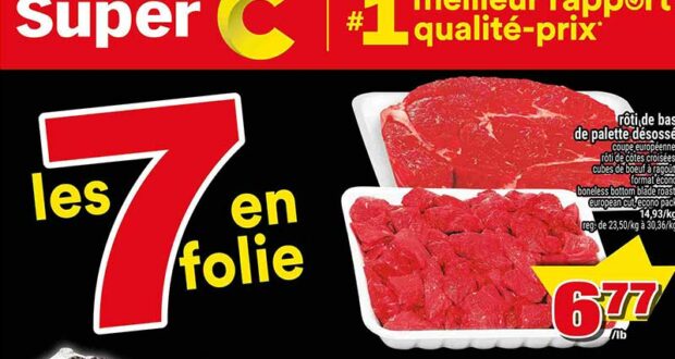 Circulaire Super C du 16 octobre au 22 octobre 2025