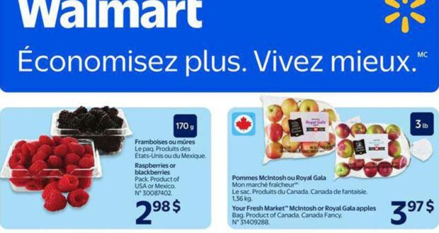 Circulaire Walmart du 16 octobre au 22 octobre 2025