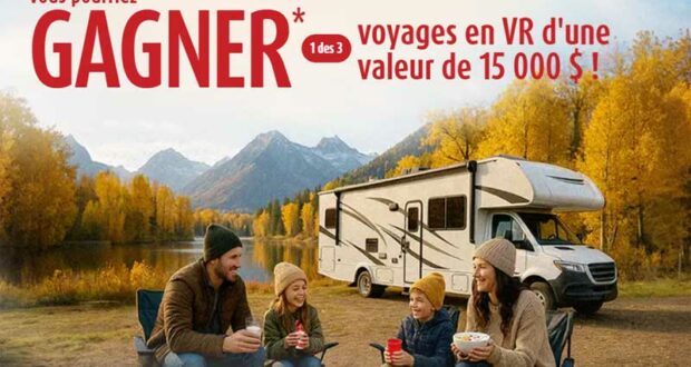 Gagnez 3 grands prix Voyage en VR de 15001 $ chaque