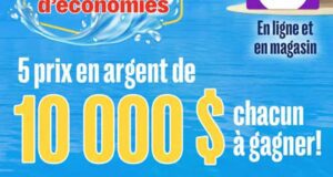 Gagnez 5 prix Jean Coutu de 10 000 $ en argent