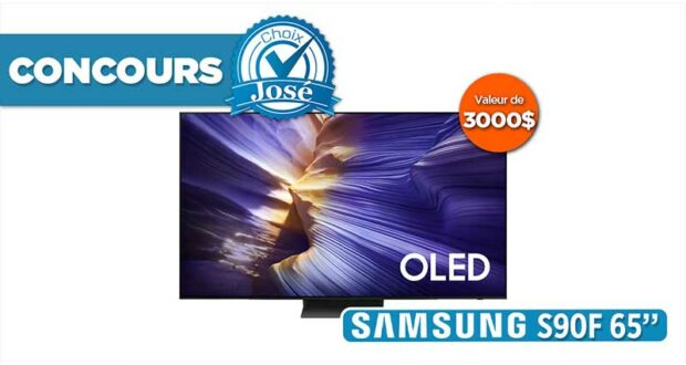 Gagnez un téléviseur OLED de Samsung d'une valeur de 3000 $