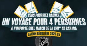 Gagnez un voyage pour 4 à un match de la LNH (8000 $)