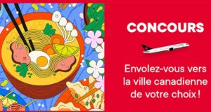 Gagnez un voyage vers la ville canadienne de votre choix (5250 $)