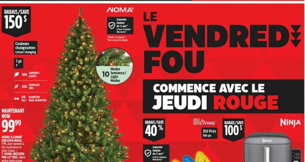 Circulaire Canadian Tire du Vendredi Fou 2025