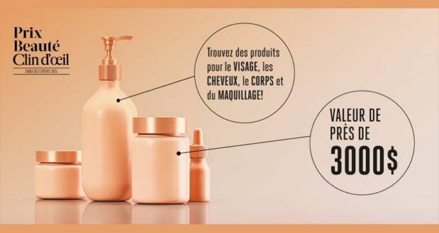 Gagnez un panier cadeau beauté de 3000 $