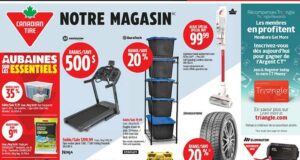 Circulaire Canadian Tire du 8 janvier au 14 janvier 2026