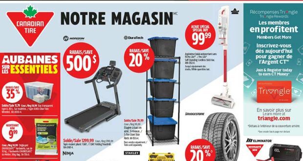Circulaire Canadian Tire du 8 janvier au 14 janvier 2026