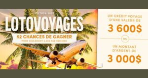 Gagnez 1 des 52 voyages de 3600 $ chaque