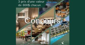 Gagnez 3 séjours de luxe (800 $ chacun)