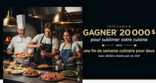 Gagnez Un grand prix d’une valeur totale de 25 000 $