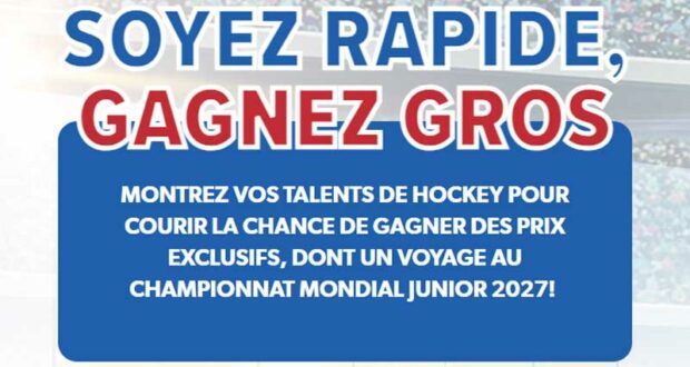 Gagnez un voyage au Championnat mondial junior 2027 (3000 $)