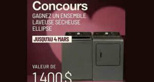 Gagnez un ensemble laveuse sècheuse Ellipse