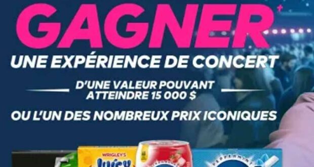 Gagnez une expérience de concert d’une valeur de 15 000 $