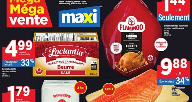 Circulaire Maxi du 5 mars au 11 mars 2026